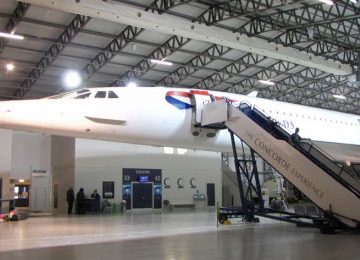 Flyghangar med stora spännvidder